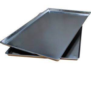 Customized Logo Food Grade 304 Stainless Steel Electrolytic Polished Tray for Serving