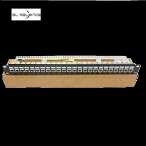 Blank FTP Keystone Jack Patch Panel Cat5e Cat6 Cat6a Patch Panel 24 Port