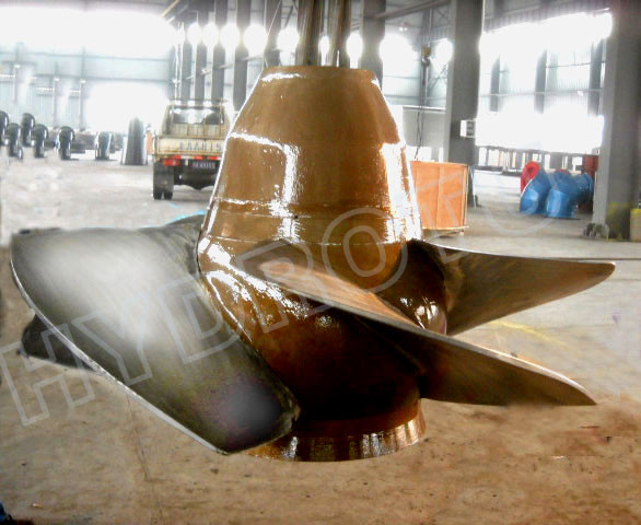 5-20m Head Range Stainless Steel Kaplan Semi Axial Flow Hydroelectric Turbine