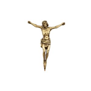 Cheap 290*220mm bronze color christian crucifix tombstone decoration BD021 for sale