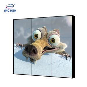 Wall Mountable LCD Video Wall Display 1920x1080/4k 3x3 LCD Splicing Screen