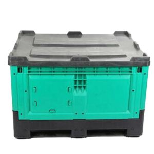 1200*1000*760mmBest Selling stackable foldable plastic storage pallet box bin