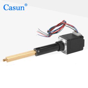 Black Lead Screw Stepper Motor Linear Actuator NEMA 11 Helical Pitch 38.1mm For