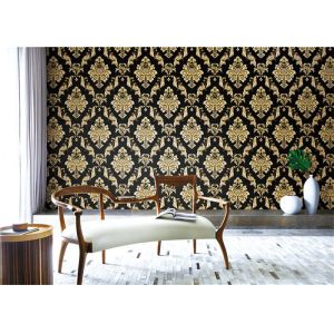 China Vintage Metallic Textured Wallpaper , Brown Metallic Wallpaper Modern Style Free Samples on sale