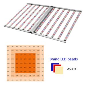 1000W Dimmable LED Grow Lights One Channel With Timer IP54 Indoor Foldable 1000w UV Grow Light
