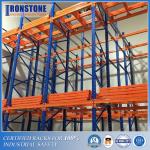 Labor-saved Push Back Industrial Rack System With High-speed Access