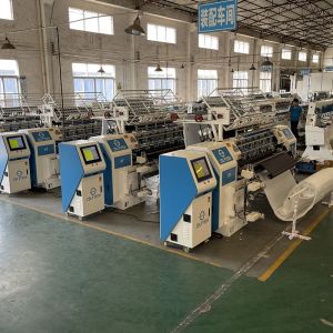 Cheap Shuttle Machine 4.0KW Commputerized Quilting System Automatic Multi Needle Quilting Machine 500-1100rpm for sale