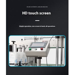 2025 New Automatic Label Applicator Plastic Bottle Labeler Front and Back Side