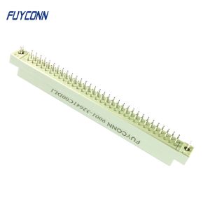 Female 2 rows 64P Right Angel PCB Receptacle DIN 41612 Eurocard Connector W/