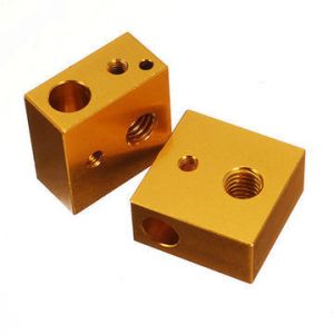 High Precision Aluminum CNC Machining Lock Parts with Color Anodization and