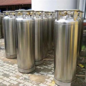 China 175L Cryogenic Dewar Cylinder 1.37mpa 2.3mpa Oxygen Tanks on sale
