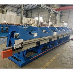 CNC Control Metal PPGI Slitting Machine Gutter Ridge Roof Panel Folding Bending