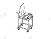 Quality Process KUTED Transport Trolley , L-Rack Trolley 760Lx420Wx930H mm Each Process wholesale