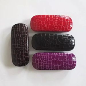 Cheap Fashionable glasses cases with leopard leather for sale