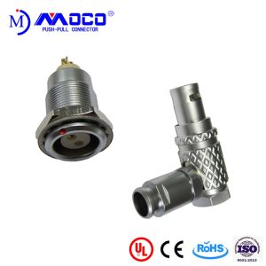 M9 2 pin right angle male and female push pull connectors for Thermal imaging