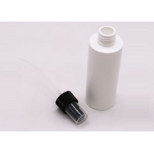 100ml White HDPE Plastic Bottles Glossy Surface Treatment With Sprayer
