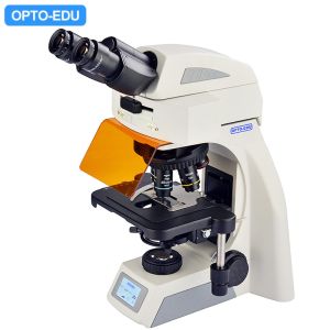 Cheap OPTO EDU A16.1062 Infinity Binocular Trinocular Led Fluorescent Microscope BG for sale