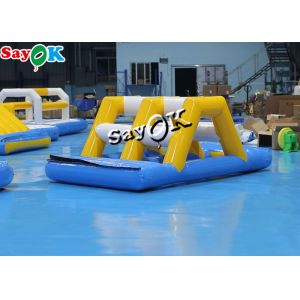Water Trampoline Toys 3x2x1mH Small Inflatable Water Toys Obstacle Course Sport