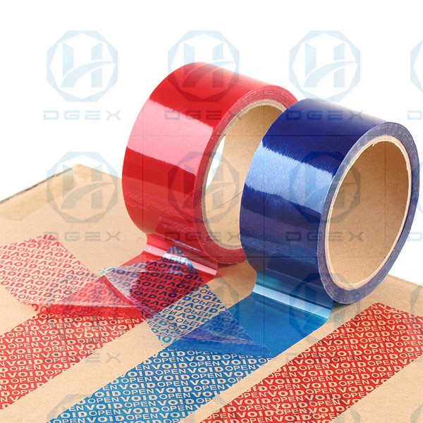 Quality Custom Tamper Evident Sealing Tape Void Security Tape For Packing wholesale