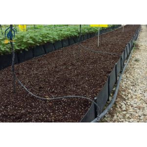 Plastic Hydroponic Tomato Planting Trough PP Roll Black White For Soilless