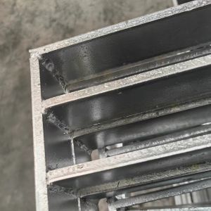 Bright Surface Bar Grating Mesh / Flat Steel Grating with Flat Bars Modern Style