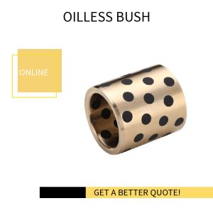 CNC Processing High Tensile Brass Bushings Cuzn25al5mn4fe3 |Oilless Bushes
