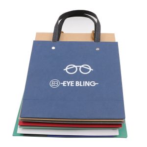 Multiple Color Custom Printed Paper Bags Matt / Glossy Lamination Surface Handling