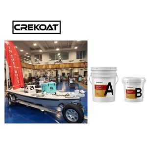 Slip Resistance Crystal Metallic Epoxy Resin Coating Black And Gold Epoxy Floor