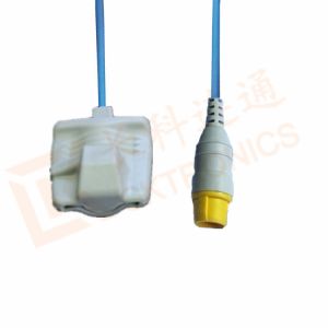 MEK Spo2 Probe Sensor 8 Pin Reusable SpO2 Sensor Adult Silicone Soft Tip