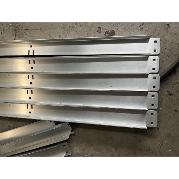 2.0mm U Post Roll Forming Machine Galvanized Steel With Slotted Holes