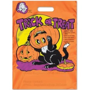 OXO biodegradable heat seal clothing shopping carrier packaging die cut handle