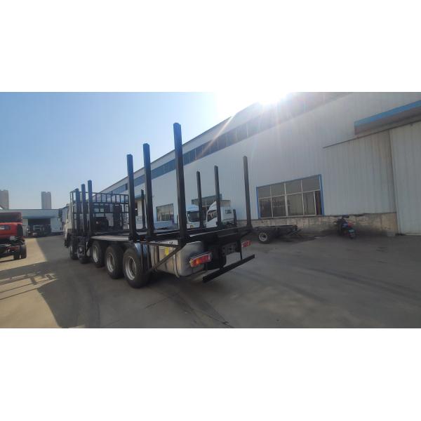 FAW SHACMAN HOWO TX 6X4 6X6 Loaded Log Truck Forest Logging Carrier Vehicle Semi Trailer For Wood Truck Timber Transport