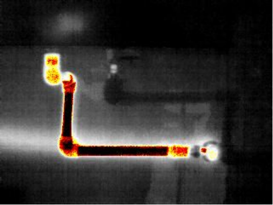 IP54 Waterproof Handheld Infrared Thermometer 320x240 Resolution