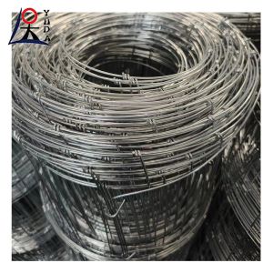 Fixed Knot Woven Wire Field Fence Galvanized Sheep Farm Fence