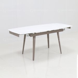 Modern Home 1.1CBM SS Steel Furniture 4 Seater Extendable Dining Table Set