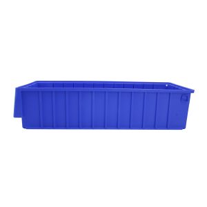 Warehouse Storage Essential Stackable Plastic Shelf Bin with Divider Solid Box