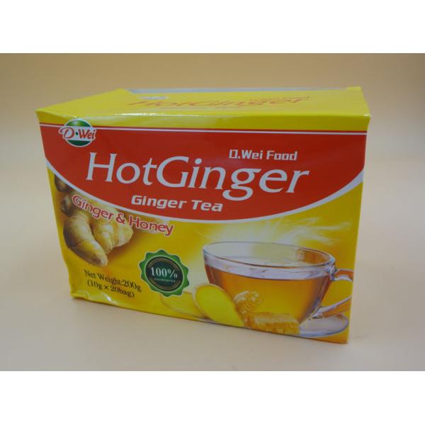 Quality Ginger Tea with Honey Instant Drink Powder Particle Calorie Free 10 G * 20 Pcs wholesale