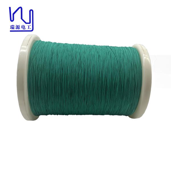Quality Green Color Real Silk Covered Litz Wire 0.071mm*84 Copper Conductor For High End Audio wholesale