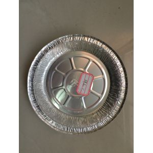 Round Shape 8011 Aluminum Foil Food Container Silver Color