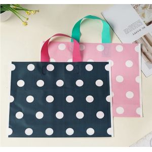 China Custom logo HDPE / LDPE patch handle die cut plastic shopping bag for carrying bread,Die Cut Handle Shopping Bag bagease on sale