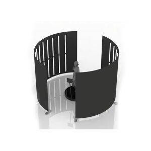 OEM ODM Backdrop Led Screen 360 Photo Booth Enclosure Backdrop