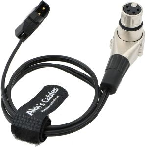 Alvin's Cables Luxury D Tap To XLR 4 Pin Female Right Angle Power Cable For ARRI