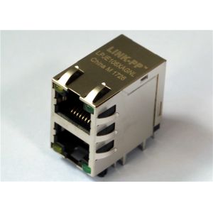 615016245421 Stacked RJ45 2x1 Port LPJE106XAGNL TAB UP AND TAB DOWN