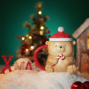 Cheap Porcelain Christmas Dinnerware Holiday Selection Support Drinkware Type MUGS Sample 10/Piece for sale