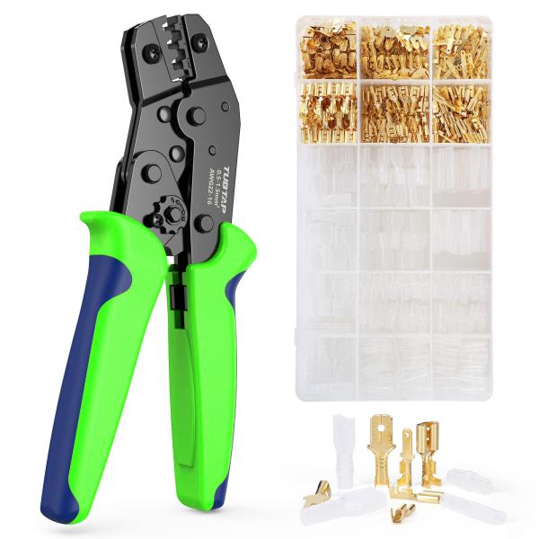 Quality Anti Abrasion Pin Electrical Crimping Tool Kits Multicolor For Automotive wholesale