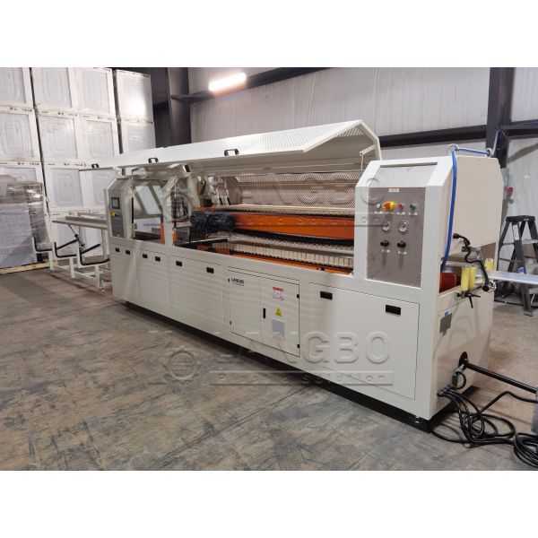 Haul-off and cutting machine combination unit