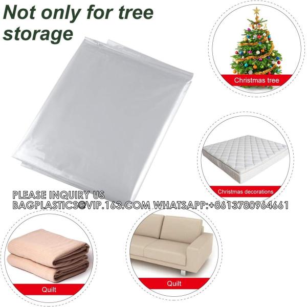 Large Furniture Cover Poly Storage Bag Heavy Duty Sofa Slipover For Moving Long Term Storage 110" X 72", 2 Set