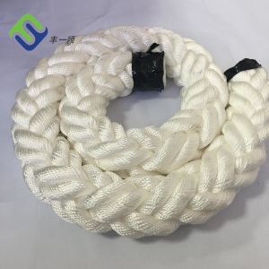 Cheap Diameter 40mm 8 Strand Polyester Rope Multifilament Rope Used For Ships for sale