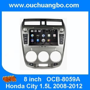 Ouchuangbo Auto Radio Stereo Multime DVD Player for Honda City 1.5L 2008-2012