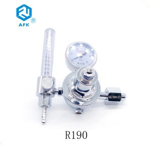 China Adjustable Pressure Regulator With Flowmeter , Industrial Inline Pressure Valve on sale
